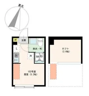 ソラリエ大泉学園【1階】の間取り