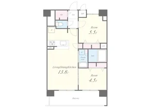 セイワパレス美章園駅前【9階】の間取り