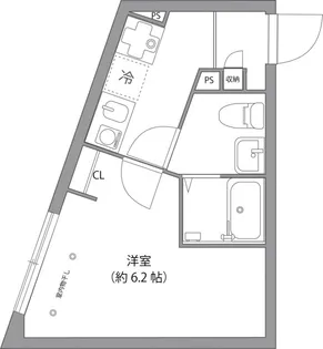 Angel KAFE【1階】の間取り