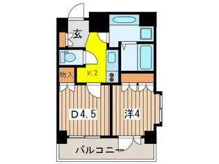 コートラクリア京橋の間取り