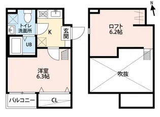 Bee House【1階】の間取り