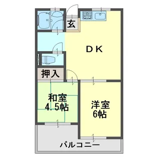 パールハイツ東二見【3階】の間取り