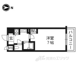サムティ京都祇園【6階】の間取り