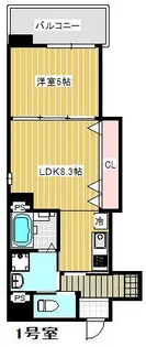 POTHOS呉本通【13階】の間取り