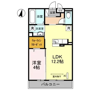プリュス【2階】の間取り
