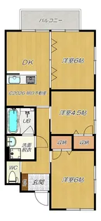 アイトタウン【1階】の間取り