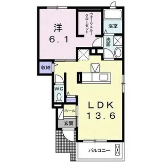 T・グリーングラス【1階】の間取り