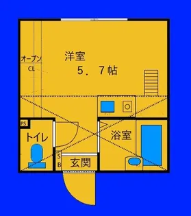 エーデル横浜戸部【1階】の間取り