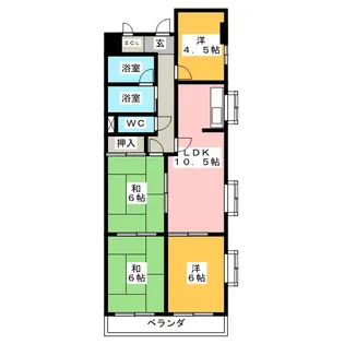 メゾン花の木【3階】の間取り