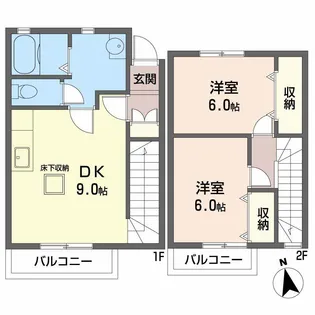 エスペランス【1階】の間取り