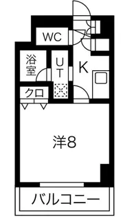 プルミエ志賀本通【8階】の間取り