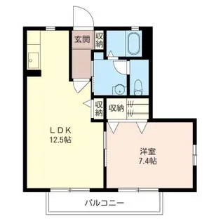 SHM カトルセゾンD【1階】の間取り