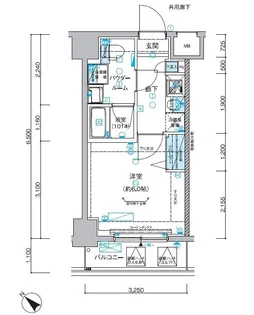 メインステージ立川II【3階】の間取り