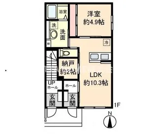 Casa Uno【1階】の間取り