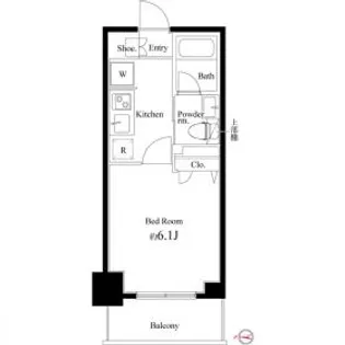 コート ブランシェ【5階】の間取り