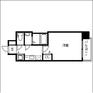 プレサンス梅田東アルファ【4階】の間取り