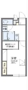 レオパレスドリーミー塩浜【2階】の間取り