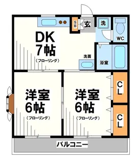 ビレッジキャッスル【1階】の間取り