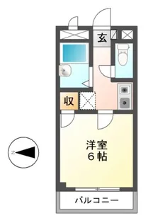 ラフィネアルブル【3階】の間取り