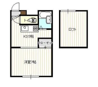 ドミールII【1階】の間取り