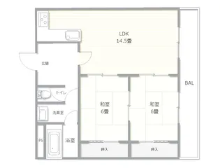アーバンKN5【3階】の間取り