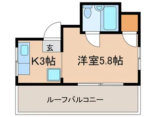 ニシキコーポ【3階】の間取り