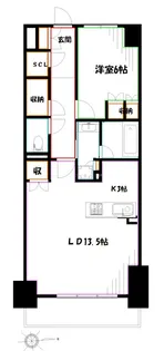 トラープランド翠命館【14階】の間取り