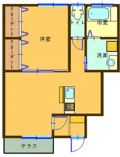 コンフォーティアII【1階】の間取り