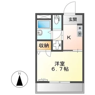 グランフィールド【1階】の間取り