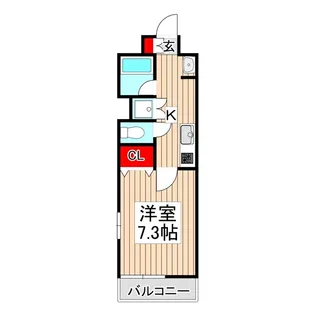 グランメール成増【5階】の間取り