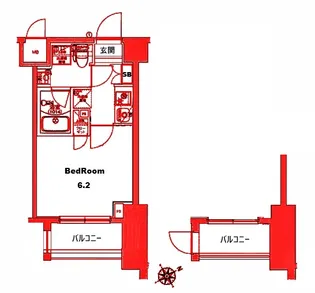 Le a横濱ウエストステージ【1階】の間取り