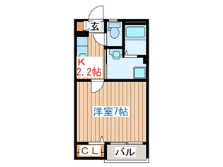 グリッティー【1階】の間取り