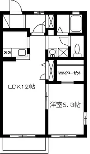 ラフォーレふじき野【2階】の間取り