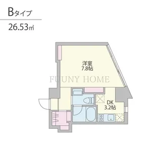 Kukai Terrace 恵比寿【4階】の間取り