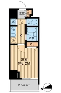 HF早稲田レジデンス【2階】の間取り