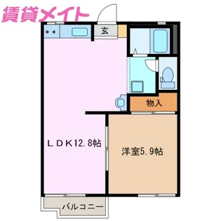 フレグランススズカ【2階】の間取り