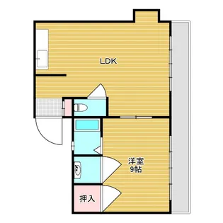 品田マンション【2階】の間取り
