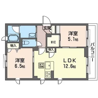 アルカディア ジュノー【2階】の間取り