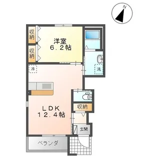 リクシ―M【1階】の間取り
