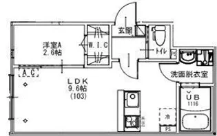 KEIAI RESIDENCE 元山I【2階】の間取り