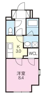 ニスモッカ【1階】の間取り