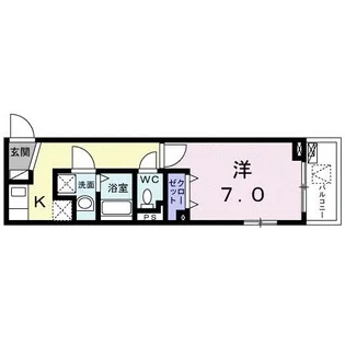 リズルーム【2階】の間取り