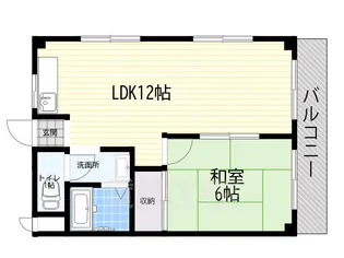 桂ハイツ【3階】の間取り