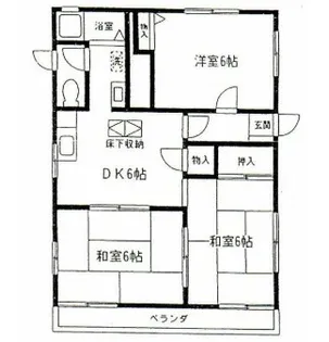 シャトルカワハラ【2階】の間取り