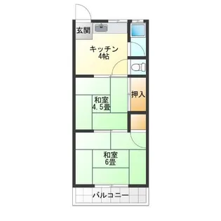 岩田文化【1階】の間取り