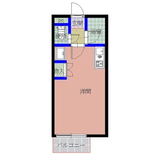 Kハイツ A棟【1階】の間取り