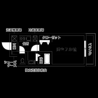 グレースコート御陵【2階】の間取り