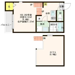 イースト・スクエア【1階】の間取り