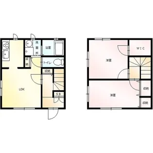 ラフィネドミール C【1階】の間取り