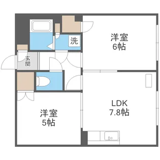 ハシモトロイヤル山の手【3階】の間取り